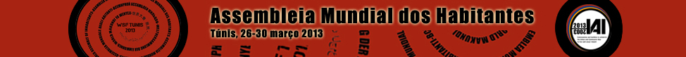 Assemblee Mondial Habitants 2013