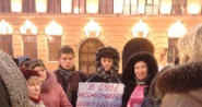 Local dormitory tenants protest in Saint Petersburg