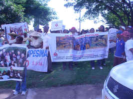 Marcha al Congreso Nacional de Republica Dominicana