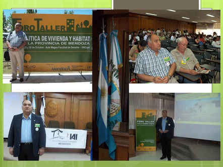 Argentina, Participacion en el Foro-Taller de Política de Vivienda y Hábitat en la Provincia de Mendoza