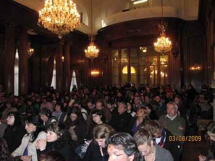 Audiencia pública, Parlamento Buenos Aires, 3 de agosto 09