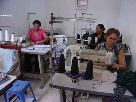 Empresa de costura da comunidade