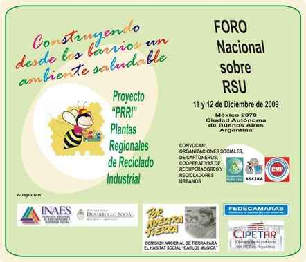 Foro Recicladores - Buenos Aires,