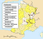 L'Itinéraire de la Caravane du DAL 2009