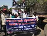 Mumbai, Demostration to support alternative to evictions in Dharavi, MARCH 2011