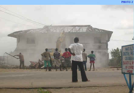Photo-Report on Njemanze Street demolition