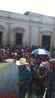 Solidaridad AIH con la lucha de los habitantes frente al congreso de guatemala