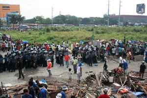 Resistance against evictions at Pasay City